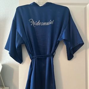 Royal Blue  Bridesmaid Robe